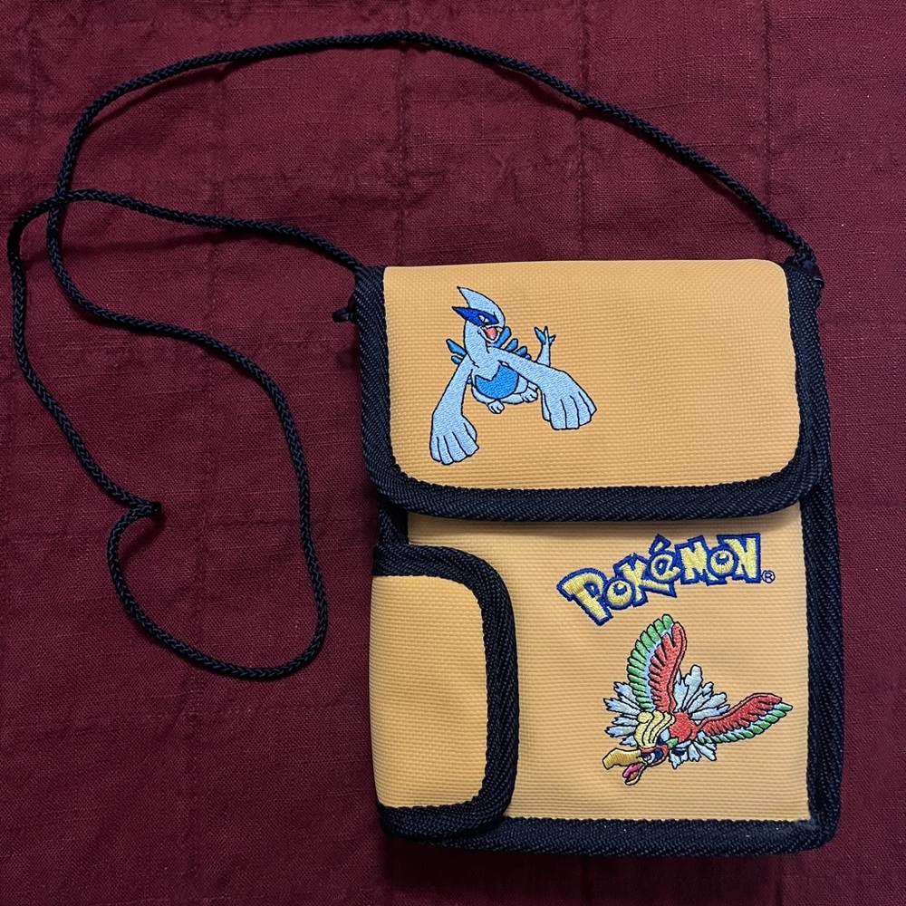 Nintendo DS Yellow and Black Pokémon Bag